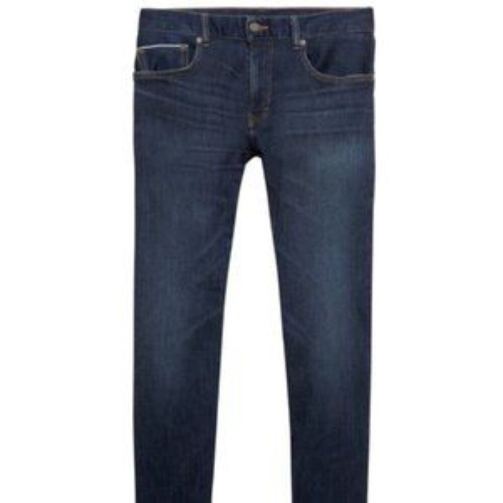 Banana Republic RMD Selvedge Slim Jeans in Dark Blue Denim 34x32